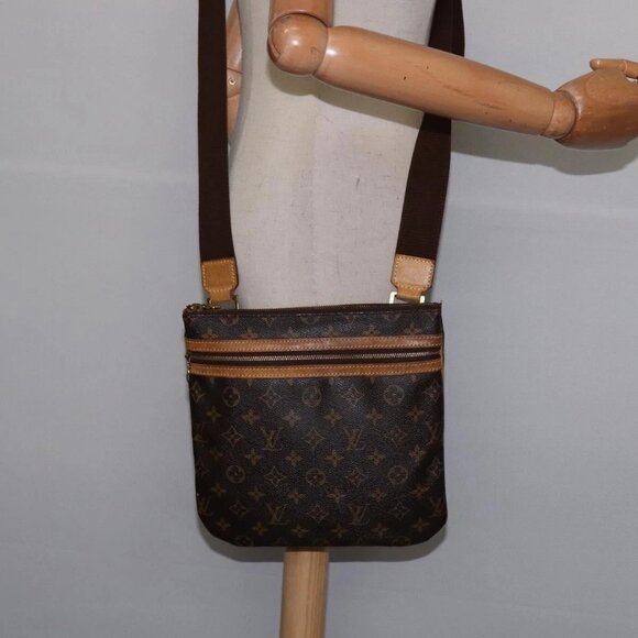 LOUIS VUITTON Monogram Pochette Bosphore Shoulder Bag